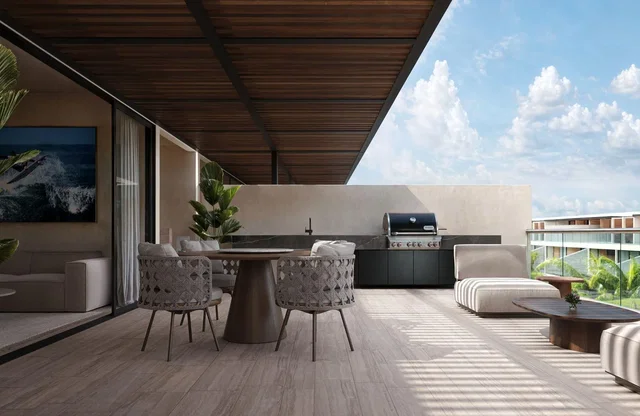 Terrasse; blick, küchengeräte, tageslicht