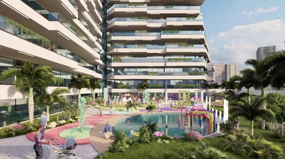 Casa y alrededores; vista, luz natural