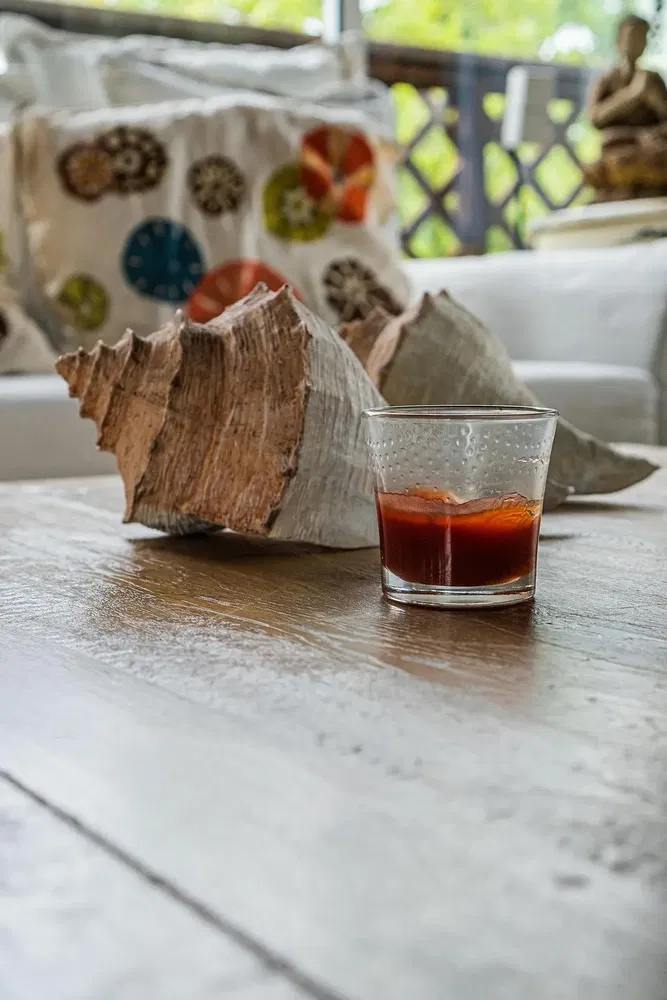 Wohnzimmer; tageslicht, rustikaler stil