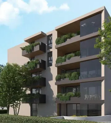 Dům a okolí; výhled