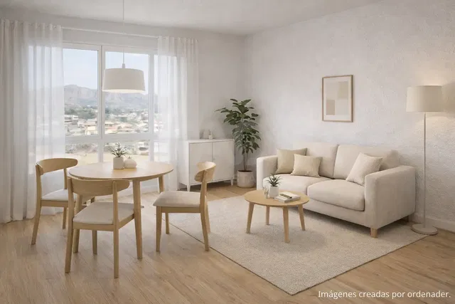 Living room; view, natural light, modern style, wood floor