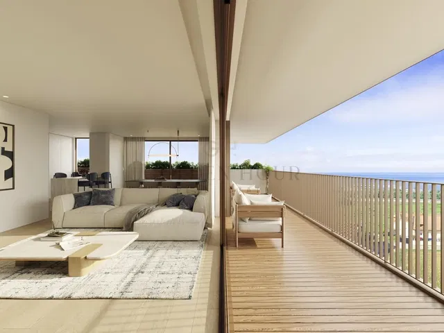 Wohnzimmer; blick, holzboden, tageslicht, moderner stil