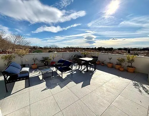 Terrasse; blick, fliesenboden