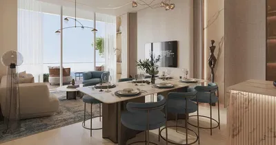 Obývací pokoj; výhled, přirozené světlo, moderní styl