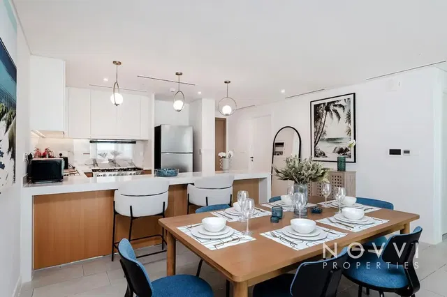 Kitchen; modern style, natural light, tile floor