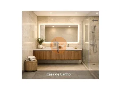 حمام; مجدد, ضوء طبيعي, أسلوب عصري, أرضية من البلاط