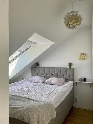 Chambre; lumière naturelle, style moderne