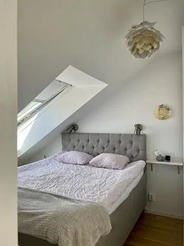 Chambre; lumière naturelle, style moderne