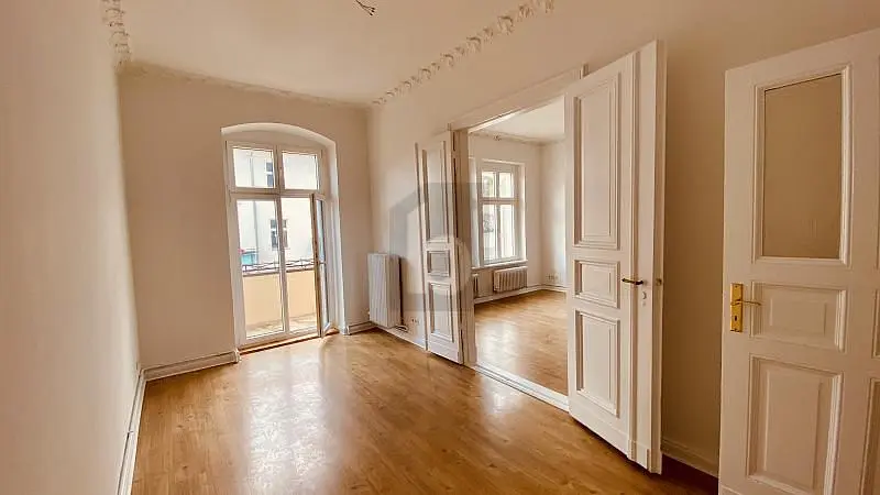 Living room; wood floor, natural light