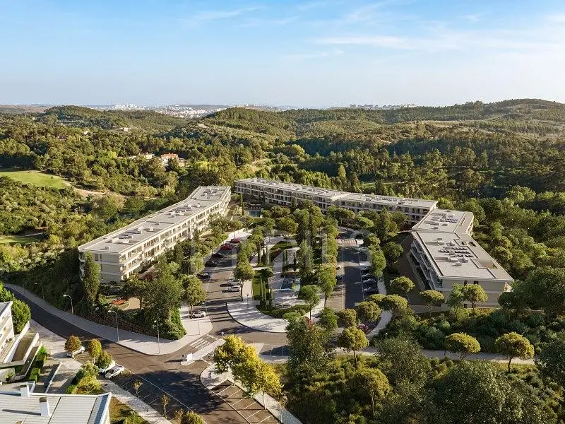 Casa e arredores; vista