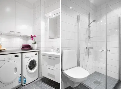 Badezimmer; fliesenboden, renoviert, tageslicht, moderner stil