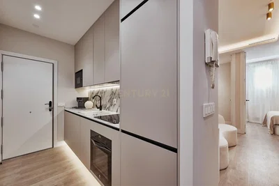 Mutfak; mutfak aletleri, modern stil, tadilatlı, doğal ışık