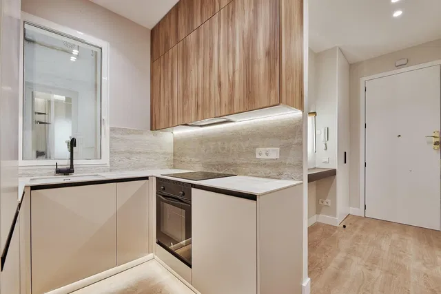 Kitchen; kitchen appliances, renovated, modern style