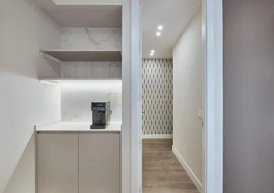 Kuhinja; kućanski aparati, moderan stil, renoviran