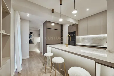 Kuhinja; kućanski aparati, renoviran, moderan stil, prirodna svjetlost