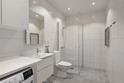 Salle de bain; carrelage, lumière naturelle, rénové