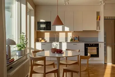 Cuisine; électroménager, lumière naturelle, style moderne