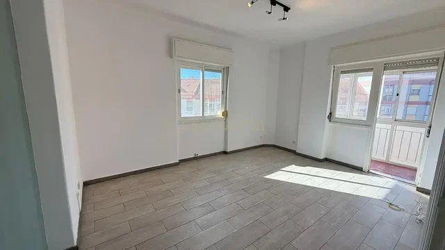 Living room; tile floor, natural light, view