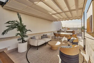 Terrasse; tageslicht, moderner stil