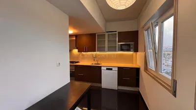 Küche; küchengeräte, blick, fliesenboden, tageslicht