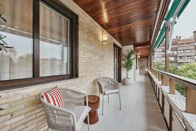 Balcony; view, natural light