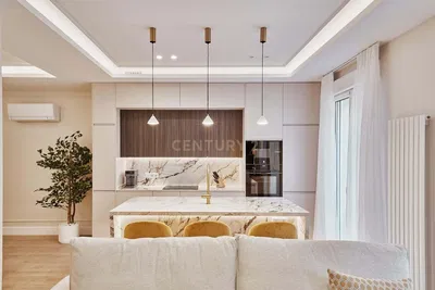 Keuken; moderne stijl, gerenoveerd, natuurlijk licht