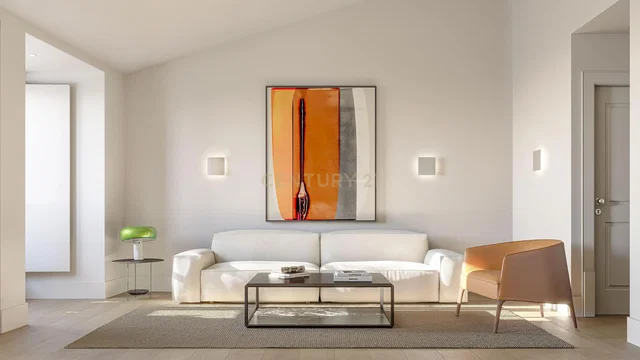 Salón; luz natural, estilo moderno