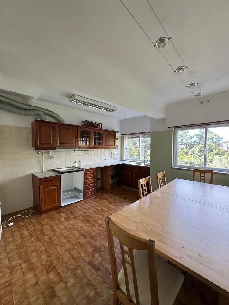 Küche; fliesenboden, tageslicht