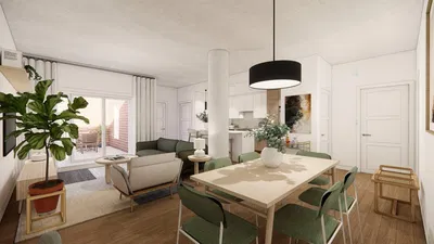 Salon; lumière naturelle, style moderne, parquet