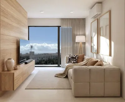 Salón; vista, luz natural, estilo moderno