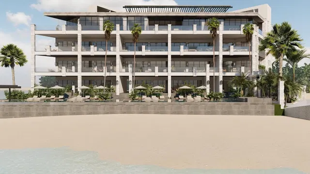 Casa y alrededores; vista