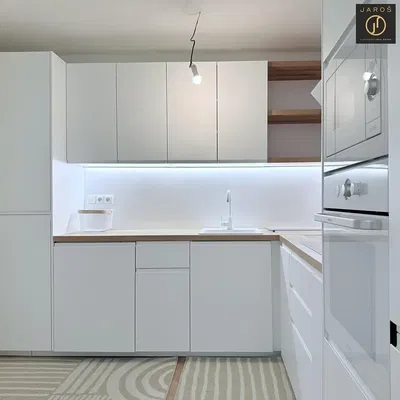 Кухня; кухненски уреди, ремонтиран, естествена светлина, модерен стил