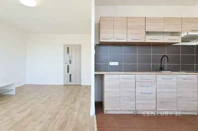 Keuken; tegelvloer, gerenoveerd, natuurlijk licht