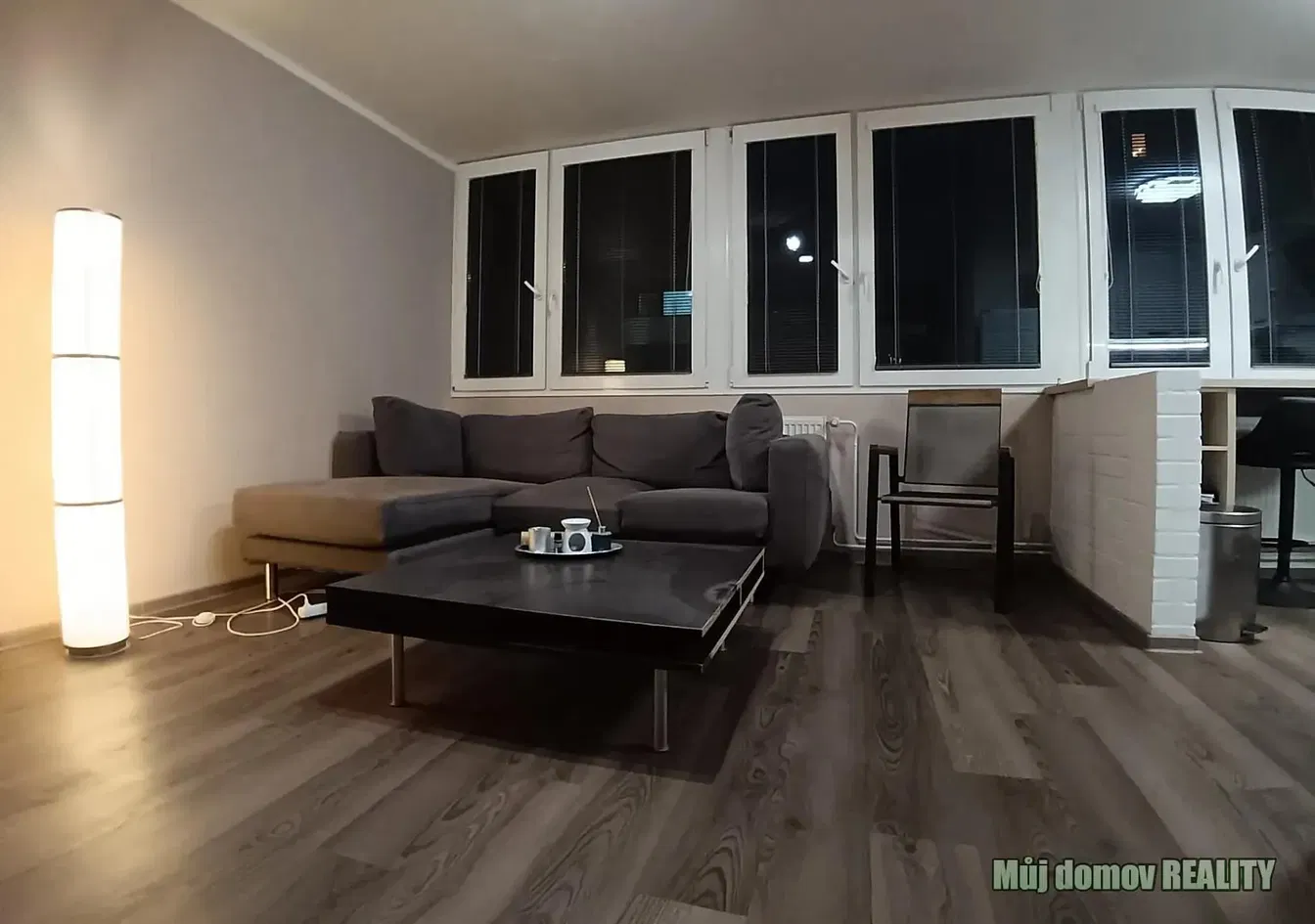 Living room; wood floor, natural light