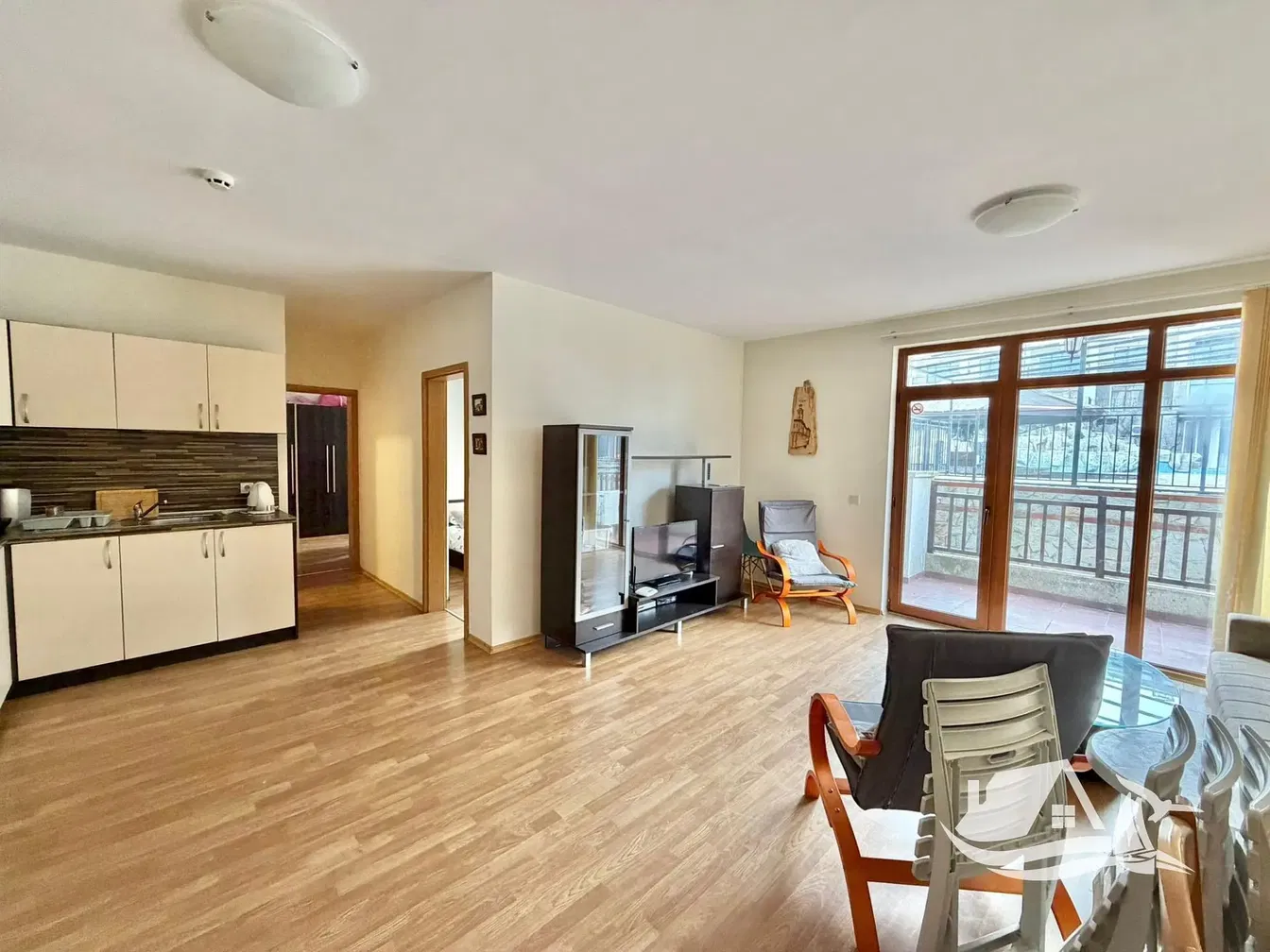 Obývačka; výhľad, prirodzené svetlo