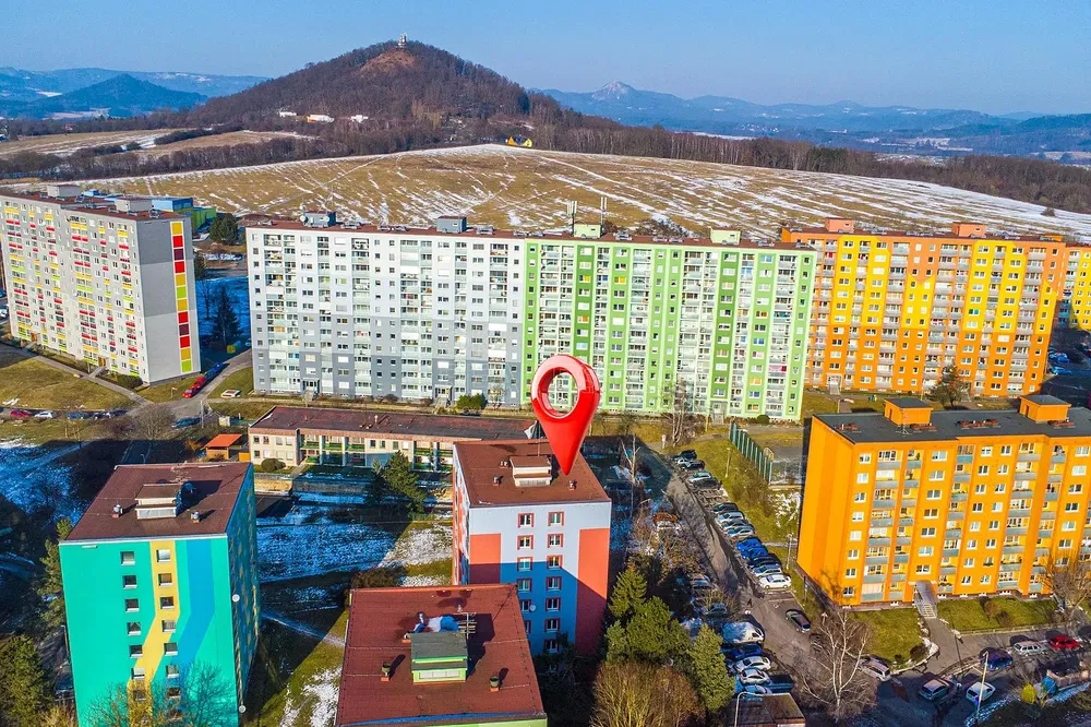 Kuća i okolina; pogled