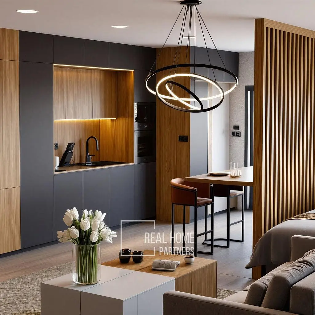 Хол; модерен стил, естествена светлина