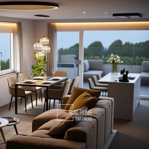 Хол; гледка, естествена светлина, модерен стил