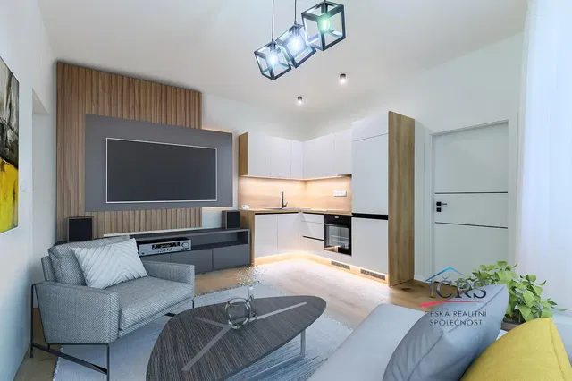 Хол; модерен стил, гледка