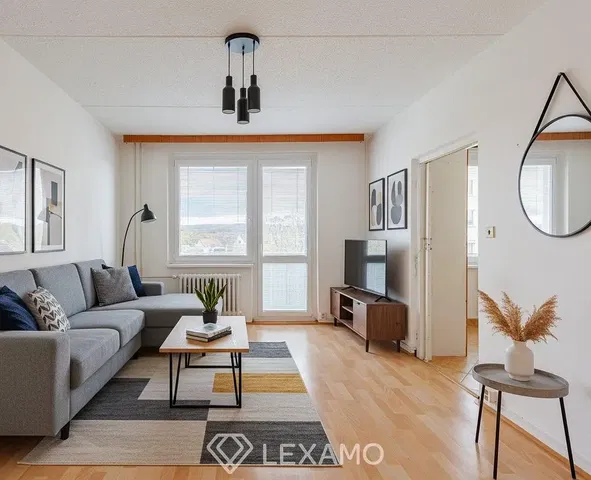 غرفة معيشة; إطلالة, ضوء طبيعي, أسلوب عصري, أرضية خشبية