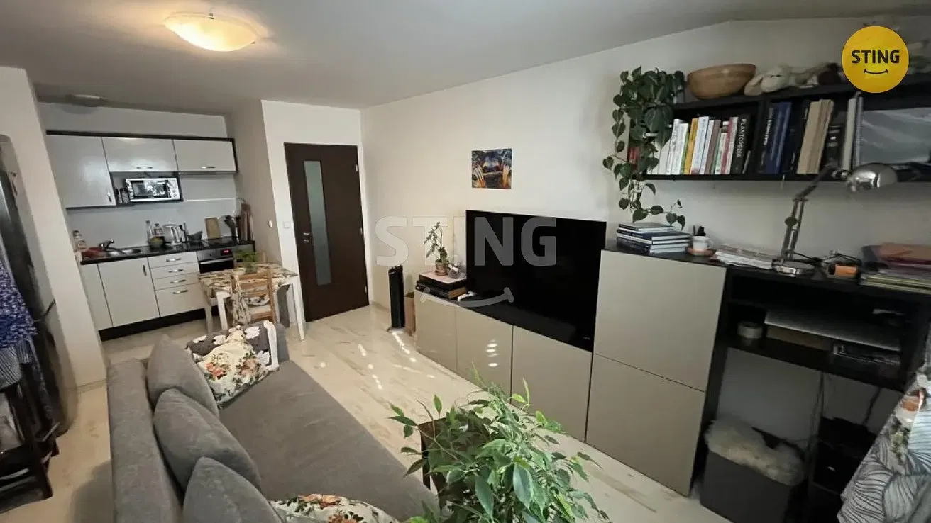 Obývačka; výhľad, prirodzené svetlo, moderný štýl