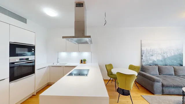 Cucina; elettrodomestici, luce naturale, stile moderno