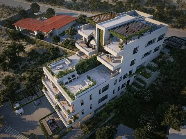 Maison et environs; vue