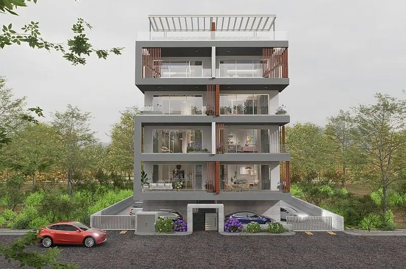 Huis en omgeving; uitzicht