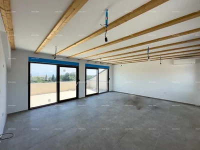 Wohnzimmer; blick, holzbalken, fliesenboden, tageslicht