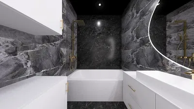 Salle de bain; carrelage, rénové, lumière naturelle, style moderne