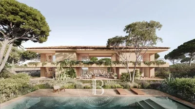 Maison et environs; vue