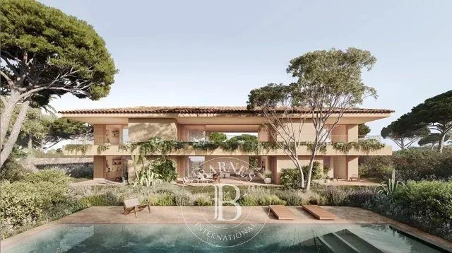 Maison et environs; vue