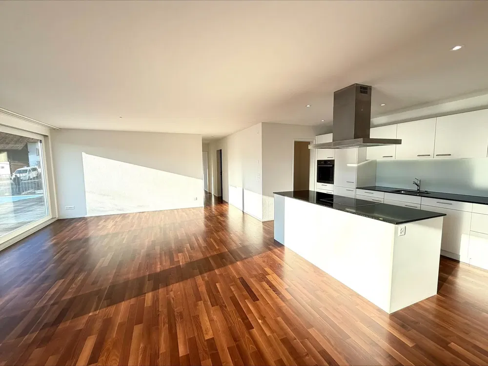 Kitchen; wood floor, natural light, renovated
