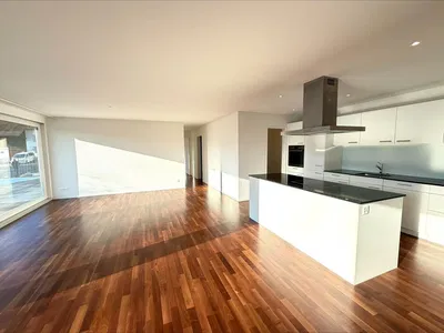 Kitchen; wood floor, natural light, renovated